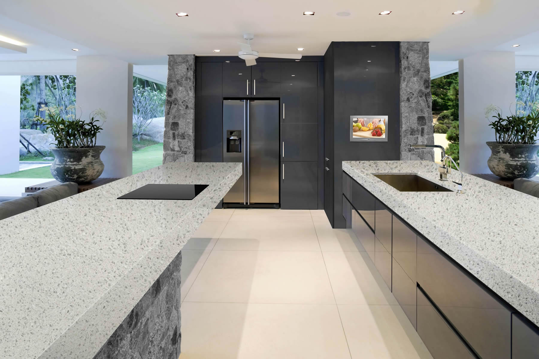 Itati Marmoleria - Silestone - Blanco Stelar