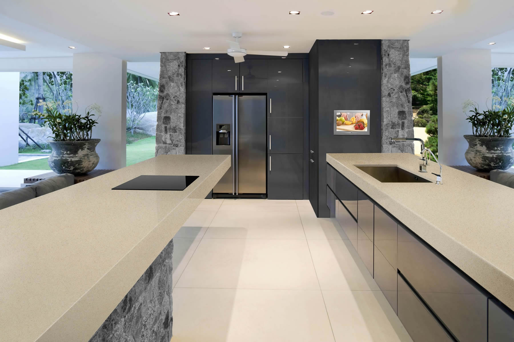 Itati Marmoleria - Silestone - Crema Minerva