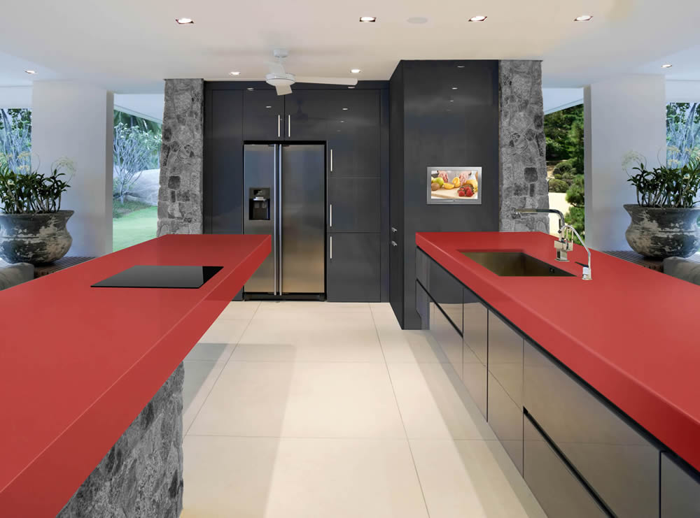 Itati Marmoleria - Silestone - Rosso Monza